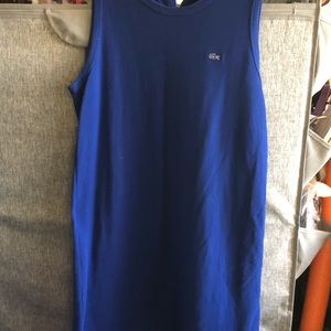 Lacoste ladies knee length, sleeveless, dress